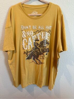 Mustard Graphic Tee - X-Large